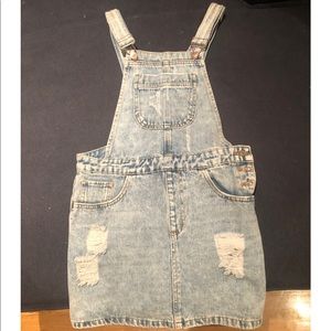 Forever 21 Denim Overall Dress